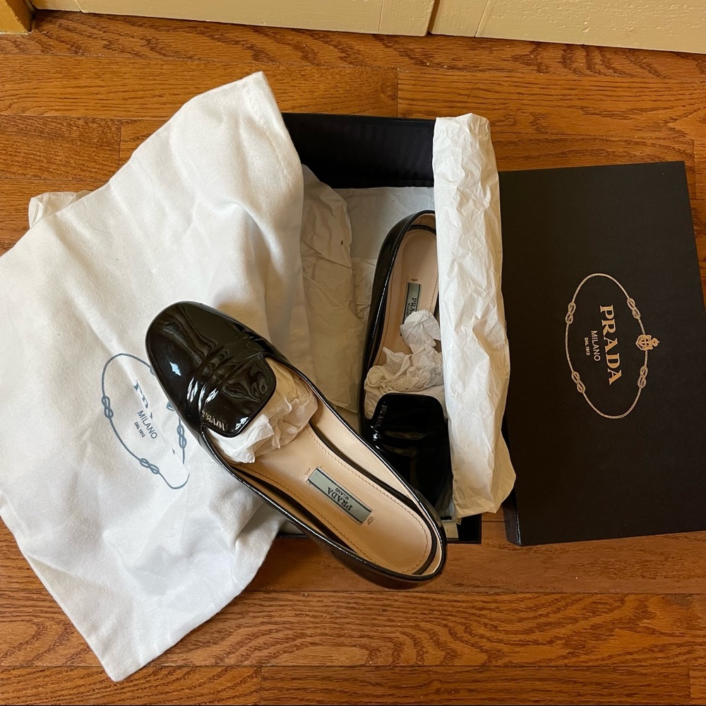 Prada Women's Black Loafers